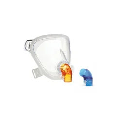 Masque facial intégral réutilisable Performax, taille L, 1 masque + 4 harnais, (1 coude EE2 et 1 coude SE)