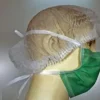 Masque hygiène 3 couche 3 pli vert elast x 50