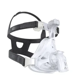 Masque naso-buccal AF541, coussinet gel et voile silicone, coude fuite 1, EE, taille M, lot de 10