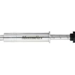 Masterflex Stainless Steel Syringe, 50 ml Viton O-ring, 1/4P Swagelok