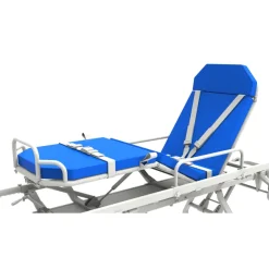 Matelas de remplacement pour brancard 440CF et 450CF 5 parties - housse thermosoudée - bleu