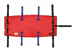 Matelas pédiatrique 10G Rescue Kid 2C - harnais et système d'attache au brancard intégré - 140 x 53/61/53 cm