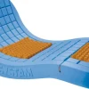 Matelas Viscoflex Air+Air - 90 x 200 - ép. 14 cm - housse Polymaille coins arrondis - inserts coussin