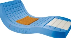 Matelas Viscoflex Air P161MOR - 90 x 200 - ép. 14 cm - housse Polymaille - insert coussin pneumatique - manomètre