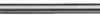Mèche Ø 2,5 mm - l. 175 / 135 mm - embase triangulaire