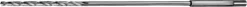 Mèche Ø 2,5 mm - l. 175 / 135 mm - embase triangulaire
