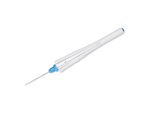 Micro pince ECKARDT 25 gauge - lot de 5 - à usage unique - livrée stérile - code couleur : bleu