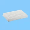 Microplaque 96 puits blanche fond plat pour ELISA fixation moyenne x 50
