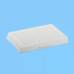 Microplaque 96 puits blanche fond plat pour ELISA fixation moyenne x 50
