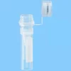 Microtube 0,5 ml cônique à jupe PP aplat blanc bouchon attaché à visser stérile/25 biosphère x 500