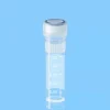 Microtube 2 ml cônique à jupe PP aplat blanc bouchon à visser stérile x 1000