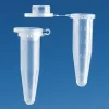 Microtube à usage unique pp 1,5 ml incolore capuchon de sécurité x 1000