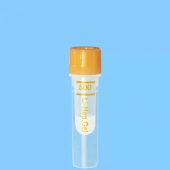 Microvette 500 héparine lithium-Gel 500 µl fond rond bouchon orange x 1000