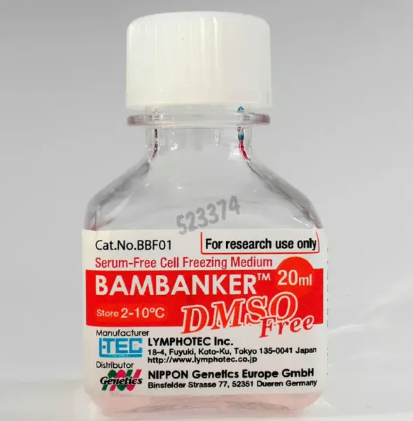 Milieu de congelation bambanker dmso free 20 ml