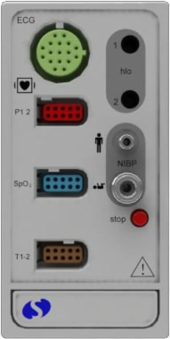 Module : ECG + PNI + SPO2 + Température + 2 pressions invasives - à commander avec références 91496 et 91496-3