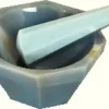 Mortier en agate forme profonde 40 ml ø ext 70 mm ø int 55 mm prondeur 25 mm