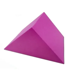 Mousse cale triangulaire recouverte 18 x 24 x 12 cm