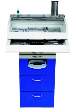 Moyen meuble supplémentaire sur roulettes à habiller - Module de rangement ATMOS S 61 Instruments XL. Dispose d'un