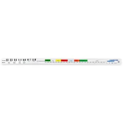 Mètre mesureur nCPAP, pour détermination taille bonnet et canule, usage unique, enfant/néonatalogie, lot de 20