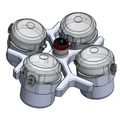 Nacelle 625 ml pour rotor libre - lot de 4
