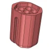 Nacelle plastique pour tube fond rond 10 ml - Ø 16 x 1000 mm pour rotor RXN 100 - lot de 4