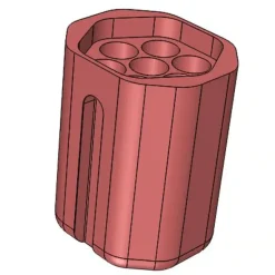 Nacelle plastique pour tube fond rond 10 ml - Ø 16 x 1000 mm pour rotor RXN 100 - lot de 4