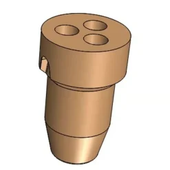Nacelle plastique pour tube fond conique 15 ml pour rotor RXN 100 - lot de 4