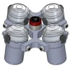 Nacelle ronde pour rotor RX290 - lot de 4