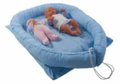 Nid de bébé bleu réutilisable - Jumeaux ET/ou