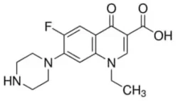 Norfloxacin, analytical standard, sup à=98% (tlc) 1 g
