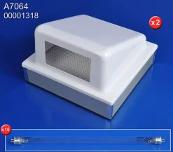 Pack annuel de maitenance eset DSC8000 - 2 filtres HEPA - 16 lampes UV pour SC8 version après 2022