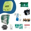 Pack extérieur : DEA Zoll AED+, armoire Aivia 200 (avec alarme), kit de premiers secours, signalétiques