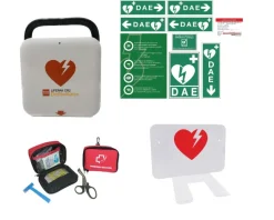 Pack INT Accés : Défibrillateur Ent Auto DEA LIFEPAK CR2, support mural, kits signalétique et secours