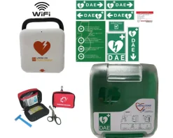 Pack INT Alerte Wifi Control : DEA LIFEPAK CR2 WiFi, boîtier AIVIA IN alarme, kits signalétique et secours