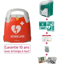 Pack intérieur : DSA FRED PA-1, armoire AIVIA IN, kit de secours, pack de signalétiques