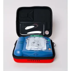 Pack intérieur : DSA HeartStart HS1, armoire Aivia IN, kit de premiers secours, pack de signalétiques