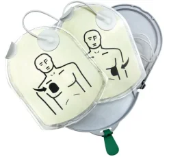 Pad-Pak adulte {batterie, paire d'électrodes adulte}, avec certif. {avion} [grand public]