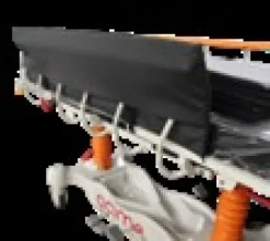 Paire de protections de barrières matelassées