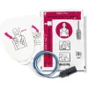 Paire d'électrodes de défibrillation externe multifonction, adulte/enfant, lot de 10