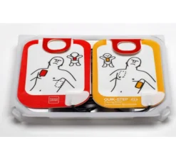 Paire d'électrodes de défibrillation adulte/pédiatrique pour LIFEPAK CR2, lot de 10 [hôpitaux, SDIS]