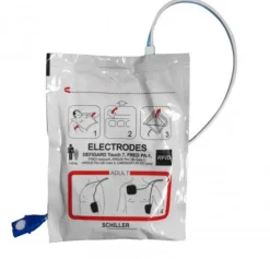 Paire d'électrodes préconnectées, adulte, avec tag RFID, pour FRED EASY G2, FRED EASY PORT+ et DG T7