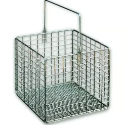 Panier carré acier ino40x140x140 mm