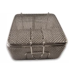 Panier de lavage 20.470 - maille 1 x 1 - 80 x 80 x 40 mm