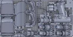 Panier de stérilisation d'X-Série pour 1 pièce à main - version batterie aseptique - 11 mandrins - pr pièce à main