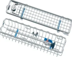 Panier de stérilisation large pour optique lg utile sup 20cm inox autoclav large, couvercle, cales silicone