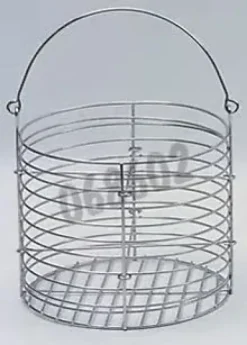 Panier en fil avec croisillons Ø 150 mm hauteur 120 mm