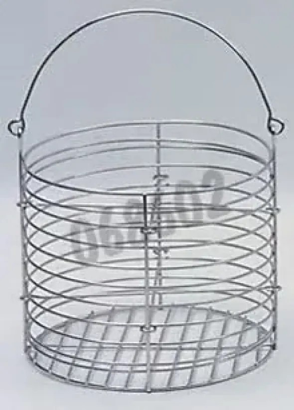 Panier en fil avec croisillons Ø 150 mm hauteur 120 mm