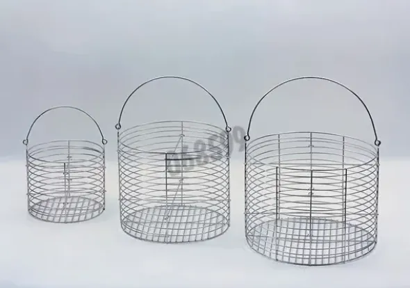 Panier en fil Ø 210 mm hauteur 180 mm