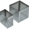 Panier en inox 200 x 200 x h200 mm