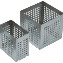 Panier en inox 200 x 200 x h200 mm